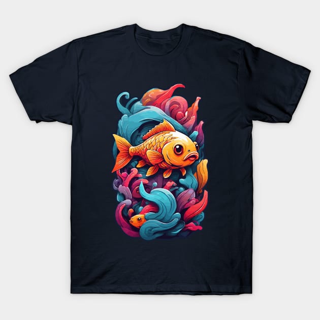 Colorful fish T-Shirt by chuseco3